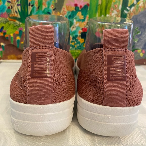 FitFlop Women's Uberknit Slip-on Ballerina Ballet Flat, Miami Violet, Size 8 - Picture 4 of 14